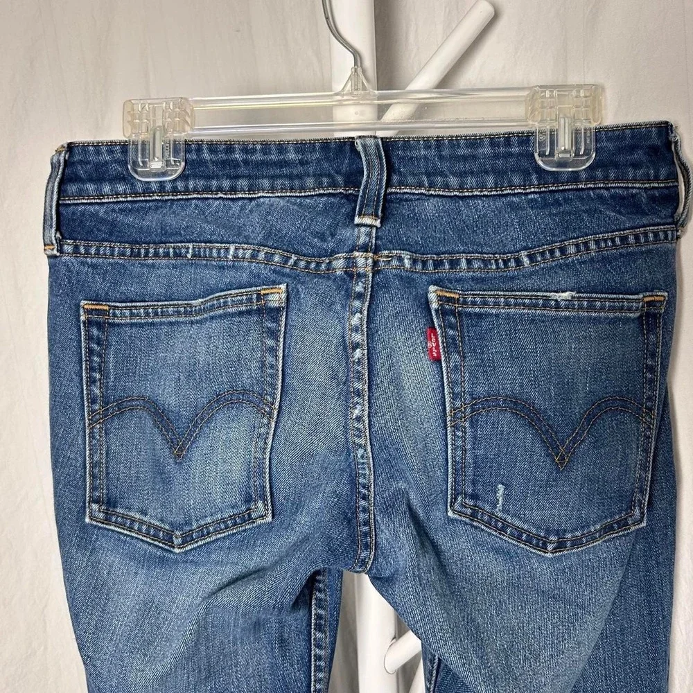 VTG Levis Premium Two Low Jeans Womens 31L  Button Fly Bootcut Western